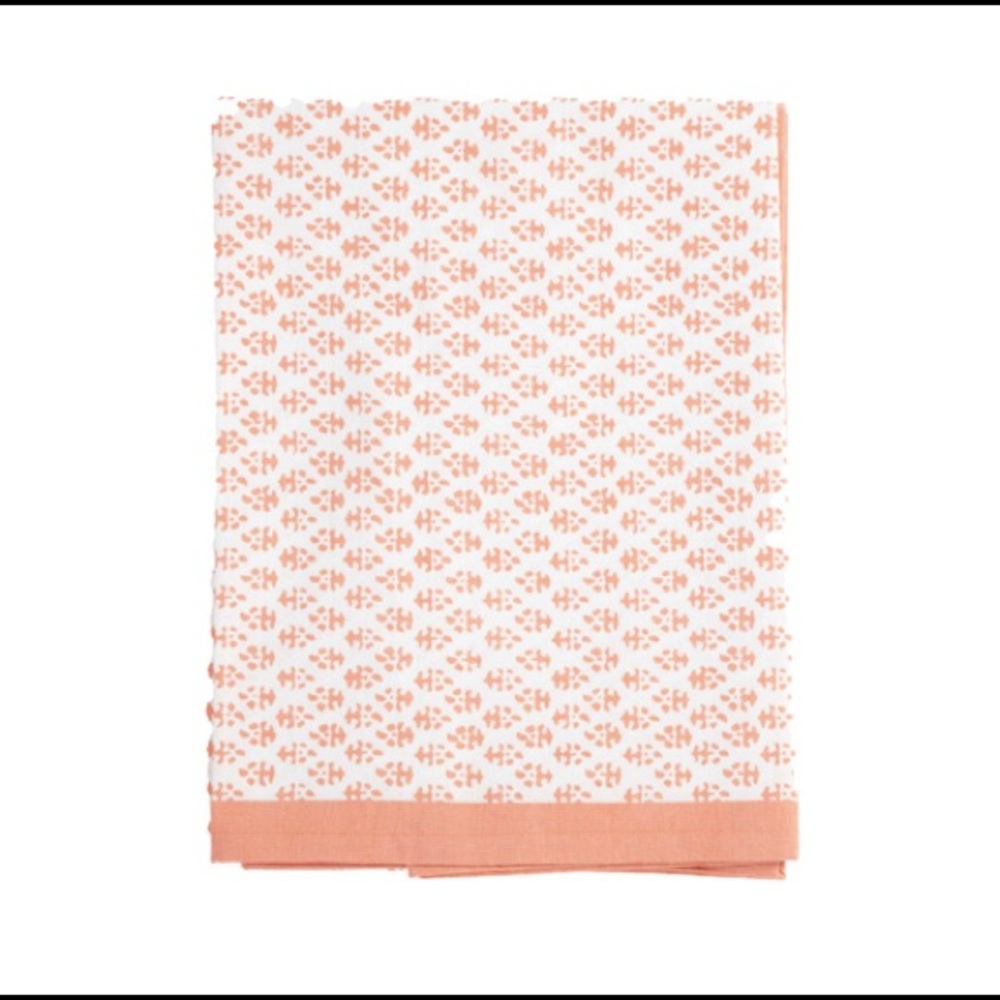Amanda Lindroth Coral Batik Tablecloth (L)